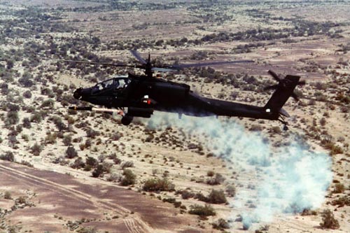 AH-64A Apache. 