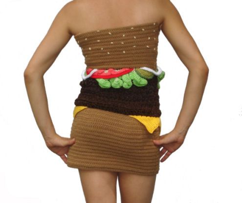 Одежда гамбургер. (3 фото)