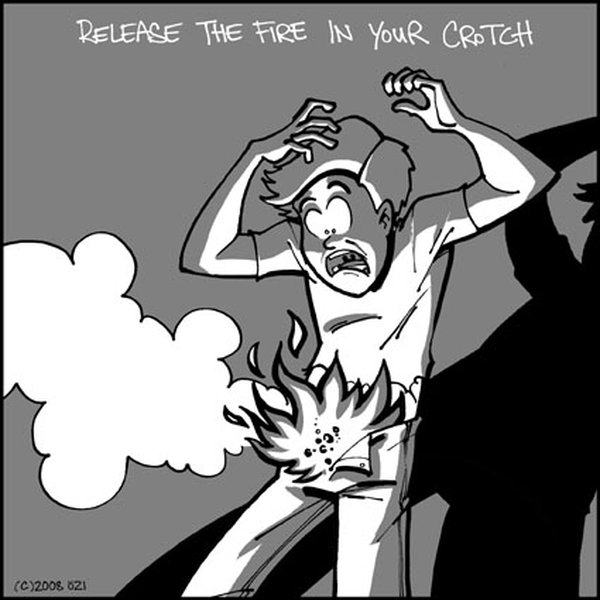 Release the fire in your crotch