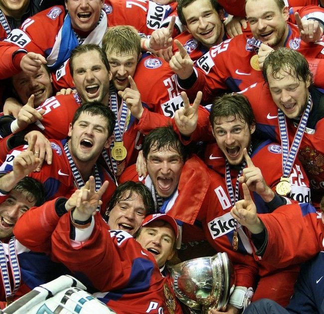 Russia won 2008 IIHF World Hockey Championships