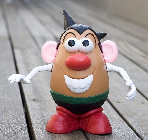 Мистер картошка - попигрушка, модифицированная пластилином :) 32 фото