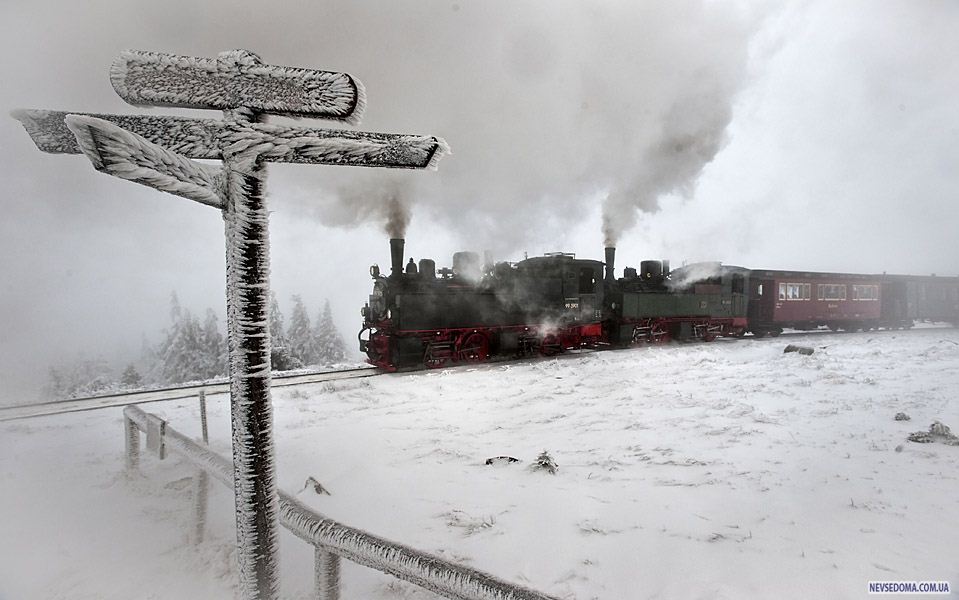 8) ,    Brockenbahn,    ,   .    , Brockenbahn     ,    ,      .         1991 ,       . (Eckehard Schulaz/Associated Press)