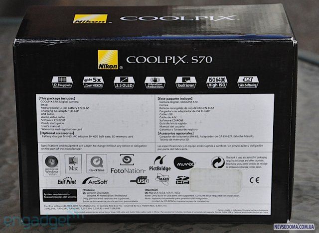 Nikon Coolpix S70 -    OLED- ( )
