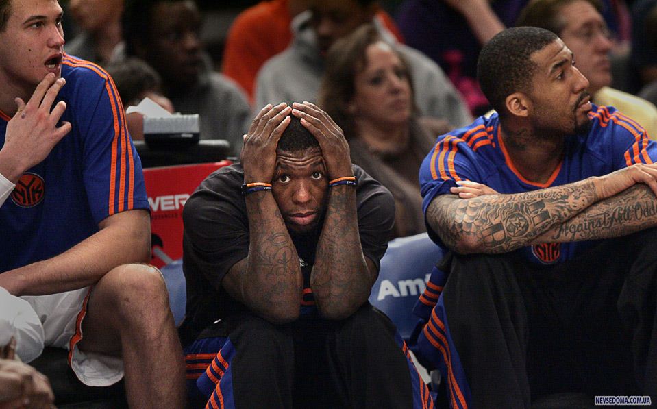 10.  «New York Knicks»   ( )    NBA   «New Jersey Nets» 6   --  -. (AP Photo/Mary Altaffer)