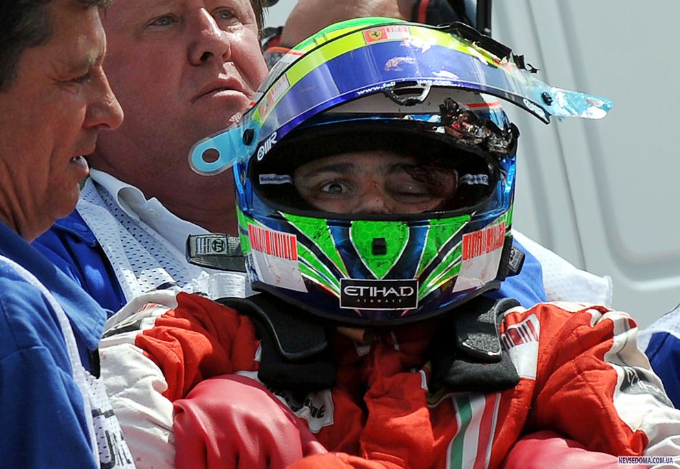 17.    1     «Scuderia Ferrari»   ,           ,       «Hungaroring»      25  2009 .       . (TAMAS KOVACS/AFP/Getty Images)