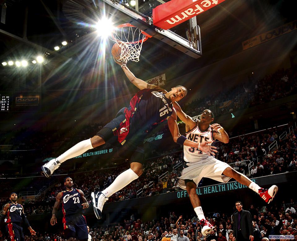 17.     «New Jersey Nets» ()      «Cleveland Cavaliers»    NBA 15   . (AP Photo/The Plain Dealer/Joshua Gunter)