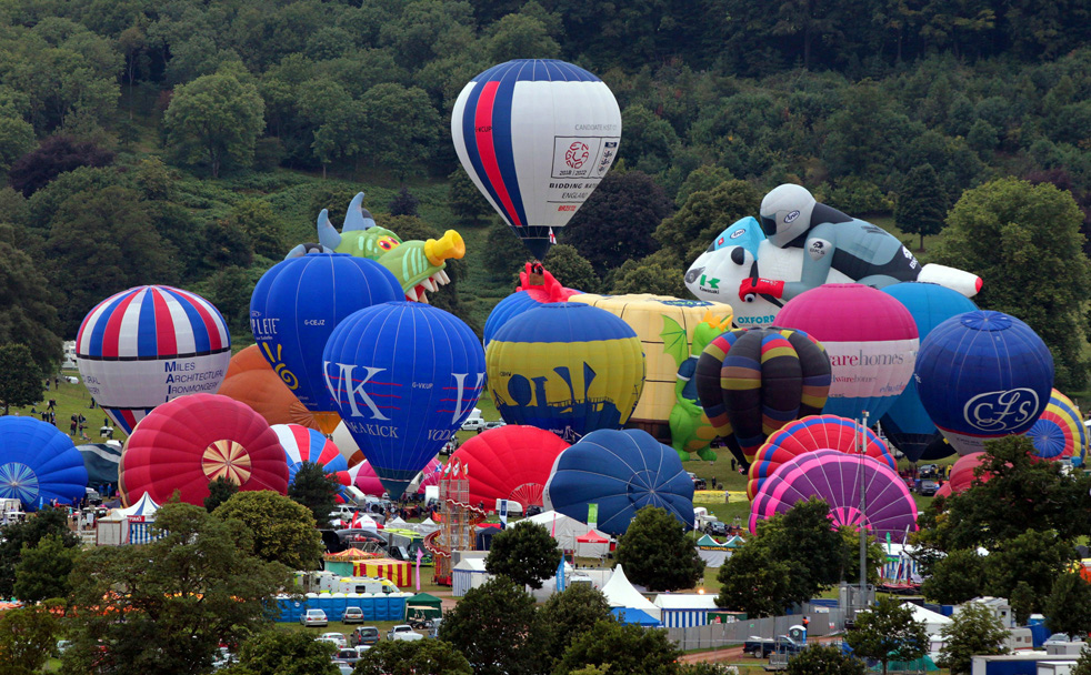 1833 Фестиваль воздушных шаров в Бристоле