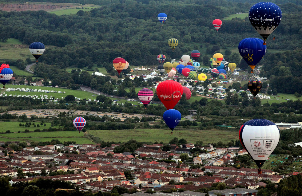 20 Фестиваль воздушных шаров в Бристоле
