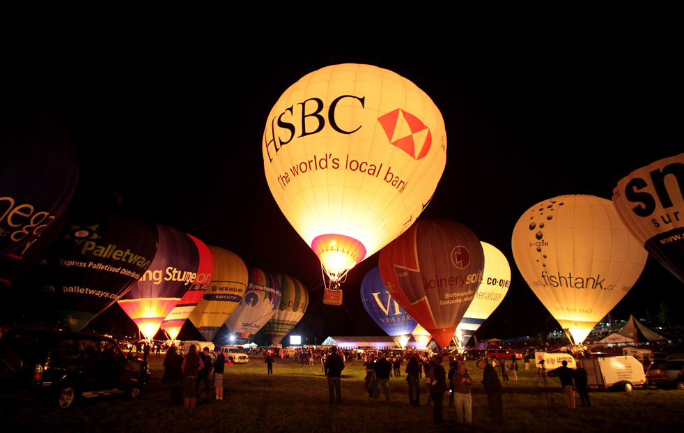 954 Фестиваль воздушных шаров в Бристоле