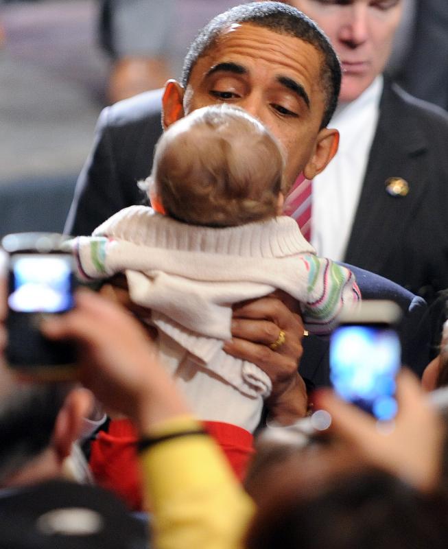 Politicians love babies