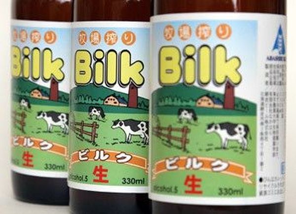 Bilk () : 5  : ¥380  : www.takahasi.co.jp        ,     .  ,    «»,  Coca-Cola      .   —    — ,    ,              (,     ).        :     « » (Kid's Beer)     ,             .          ,    Bilk,          —  .         ,    2006         .          Abashiri Beer,      — ,   .   ,      (        ,       ),     .    ,  ,       ,   Bilk     . ,       :    (Bilk —  beer+milk),       :  to bilk  «», «».