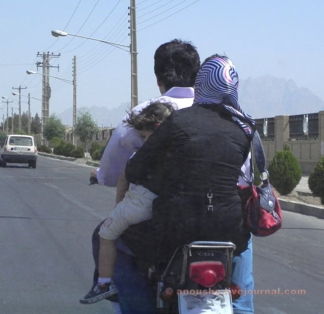 По поводу организации дорожного движения в Иране