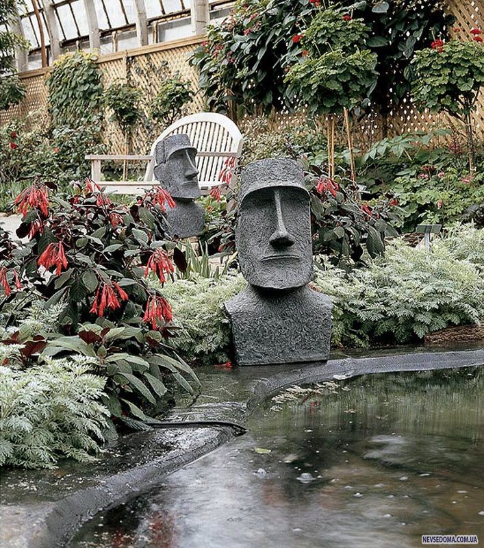 136 Необычные садовые скульптуры