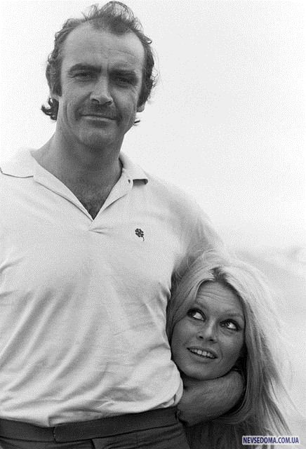 Sean Connery and Brigitte Bardot