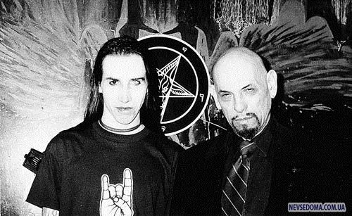 Anton LaVey and Marilyn Manson