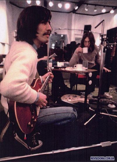 John Lennon, George Harrison