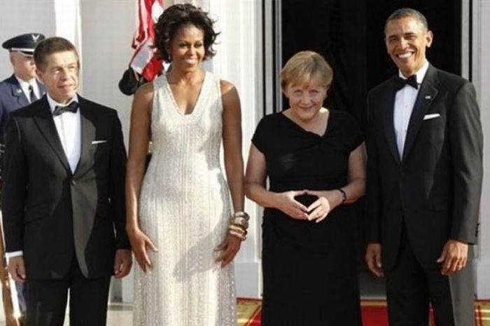 Ангеле Меркель очень понравилась Мишель Обама (7 фото)
