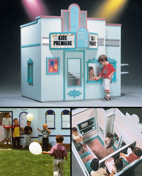Креативный игровой домик для детей (11 фото)