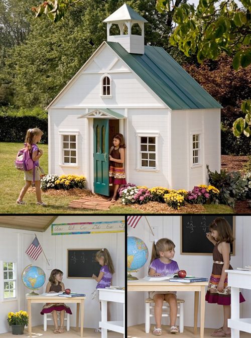 Креативный игровой домик для детей (11 фото)