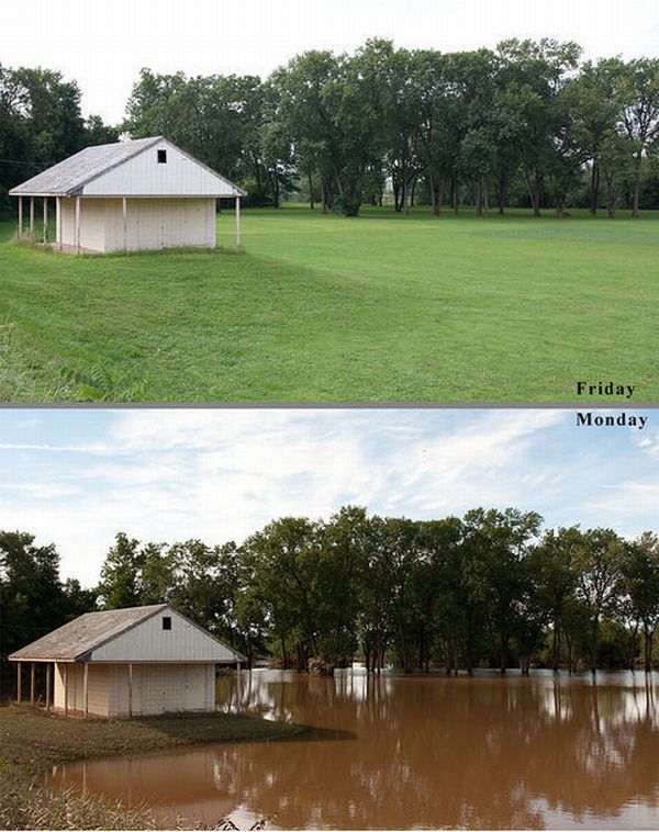 До и после урагана Ирэн (17 фото)