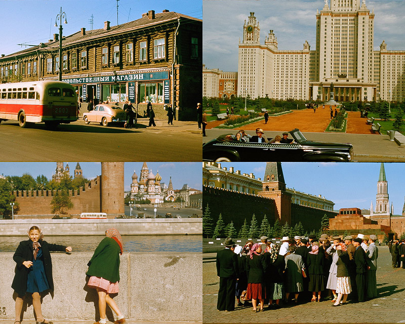  Москва 1956 в фотографиях Жака Дюпакье