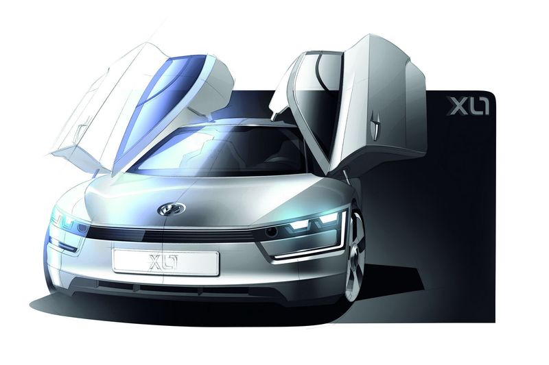  Volkswagen XL1: Diesel-Electric Hybrid Concept (32 )