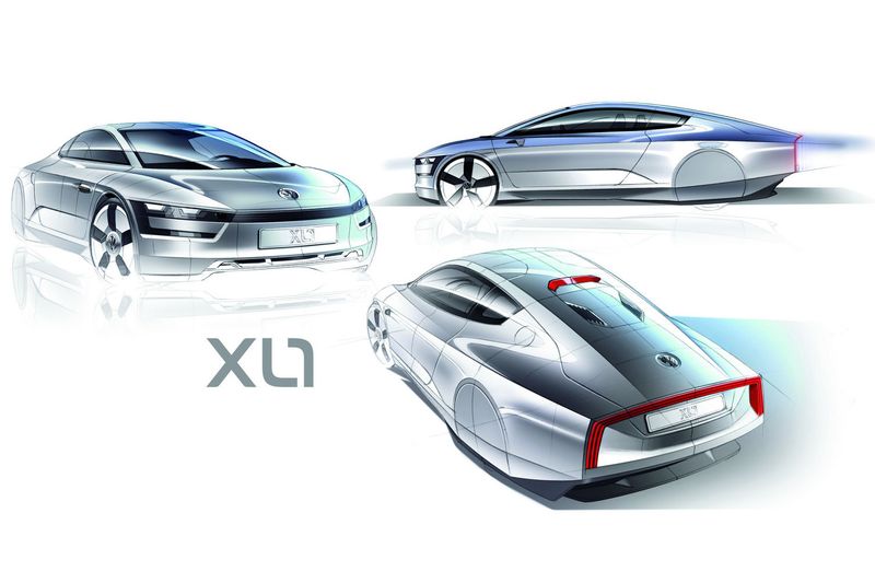  Volkswagen XL1: Diesel-Electric Hybrid Concept (32 )