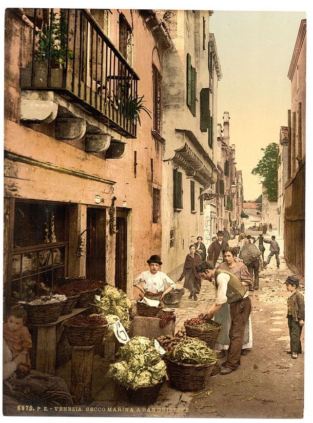 Колоризированные фотографии Венеции конца 19 века (34 фотографии), photo:2