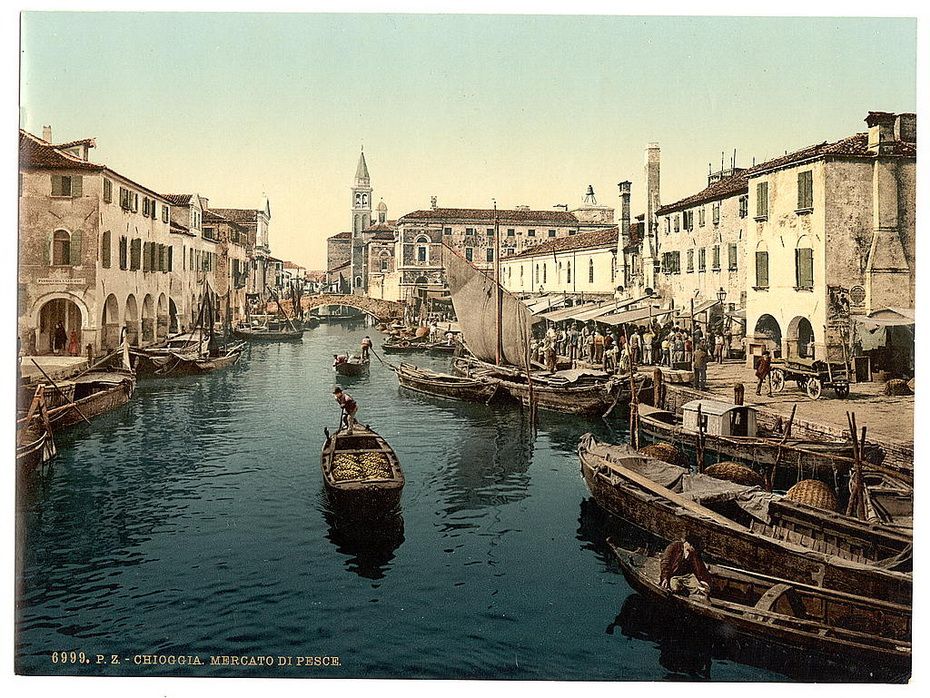 Колоризированные фотографии Венеции конца 19 века (34 фотографии), photo:6