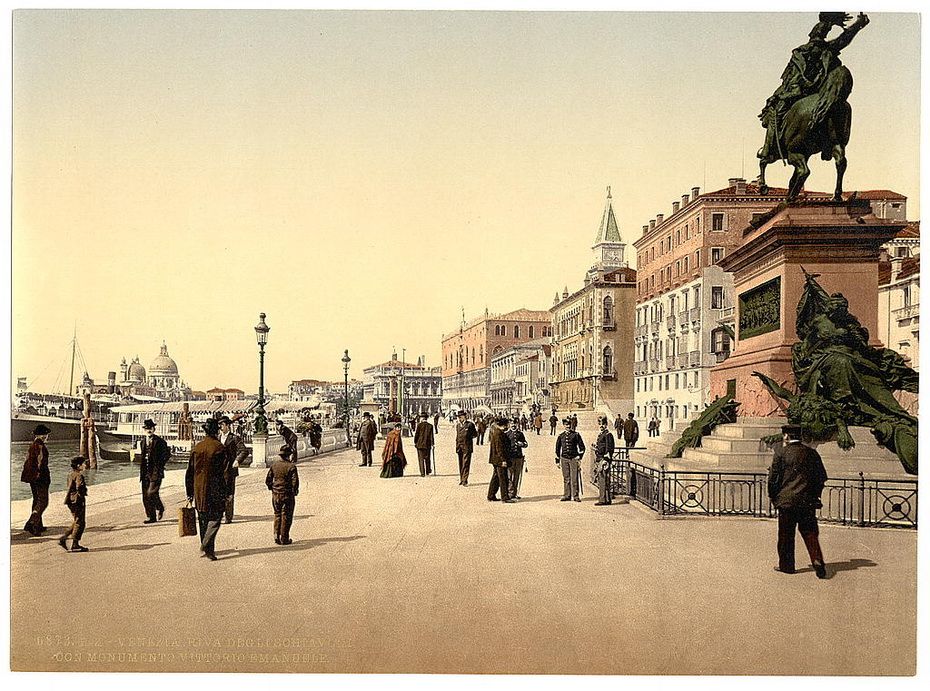 Колоризированные фотографии Венеции конца 19 века (34 фотографии), photo:8