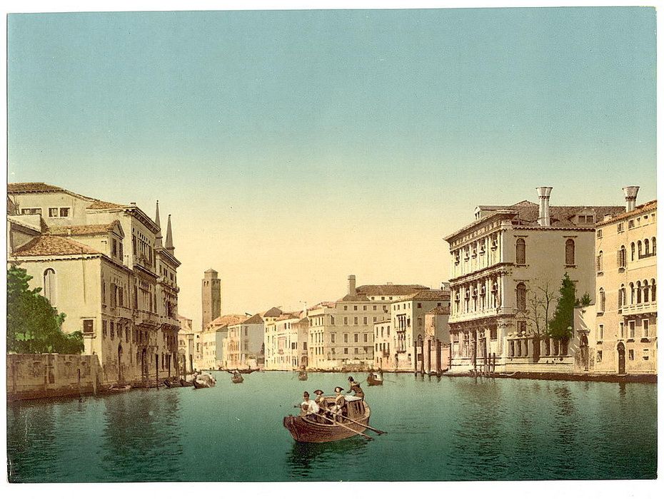 Колоризированные фотографии Венеции конца 19 века (34 фотографии), photo:10