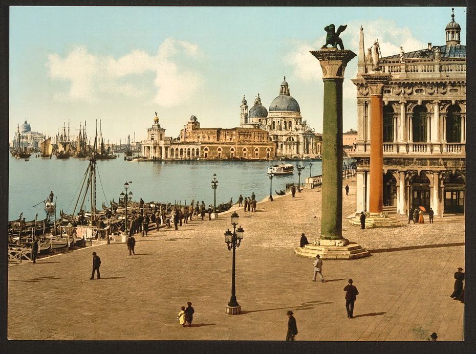 Колоризированные фотографии Венеции конца 19 века (34 фотографии), photo:11