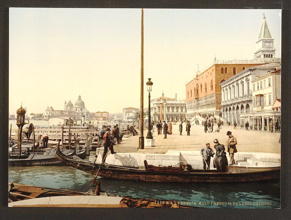 Колоризированные фотографии Венеции конца 19 века (34 фотографии), photo:12