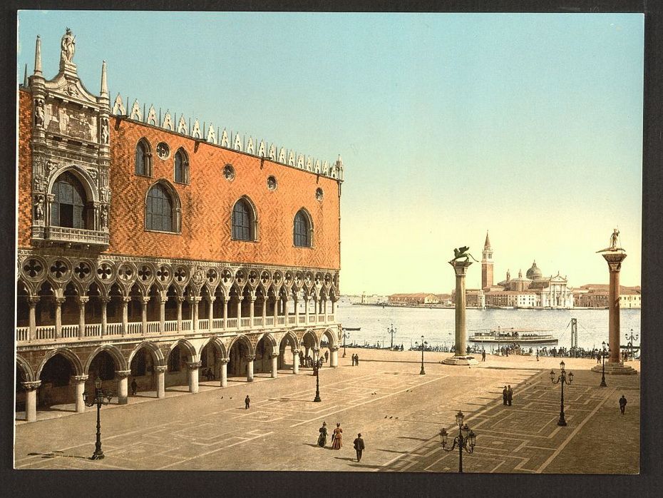 Колоризированные фотографии Венеции конца 19 века (34 фотографии), photo:13