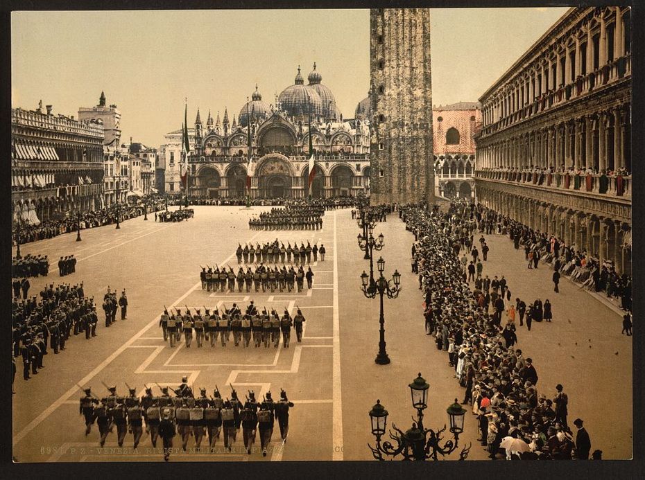 Колоризированные фотографии Венеции конца 19 века (34 фотографии), photo:19