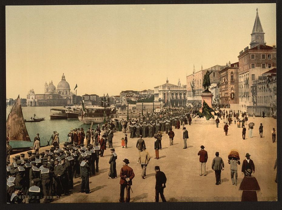 Колоризированные фотографии Венеции конца 19 века (34 фотографии), photo:20