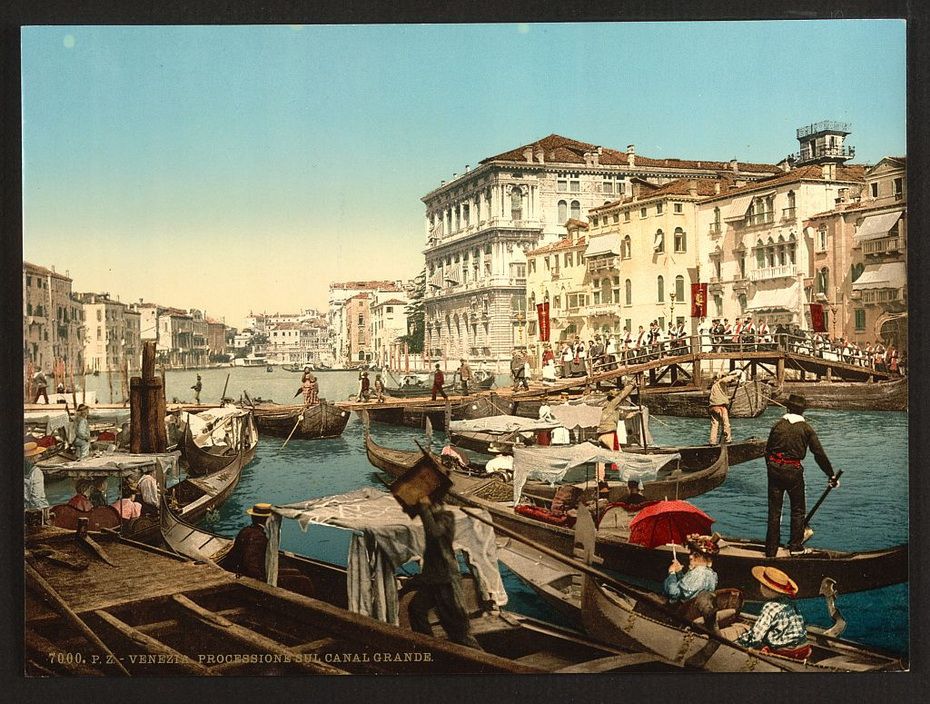 Колоризированные фотографии Венеции конца 19 века (34 фотографии), photo:23
