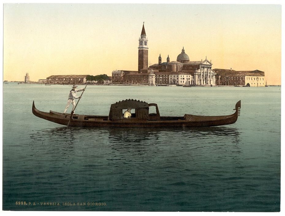 Колоризированные фотографии Венеции конца 19 века (34 фотографии), photo:25