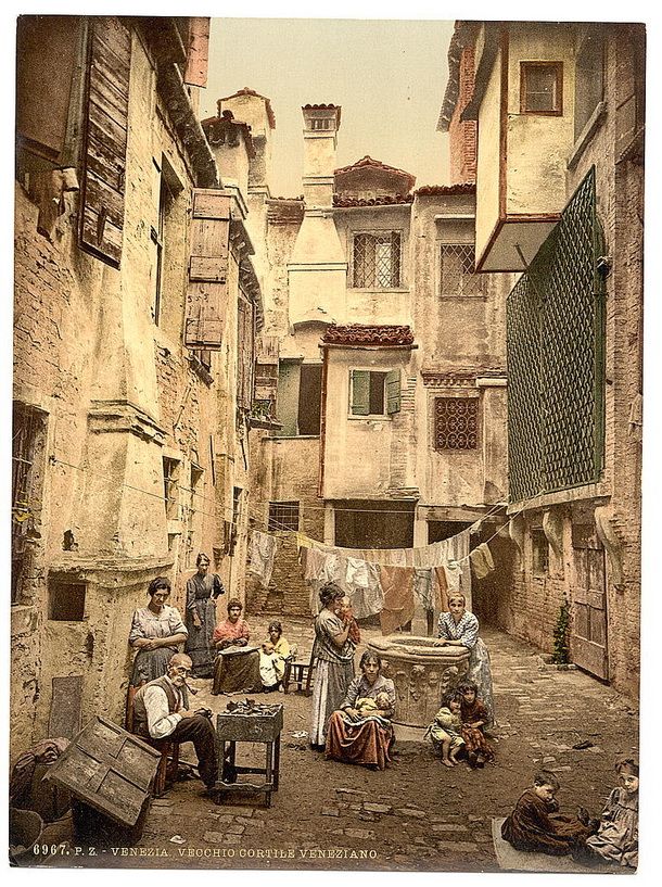 Колоризированные фотографии Венеции конца 19 века (34 фотографии), photo:28