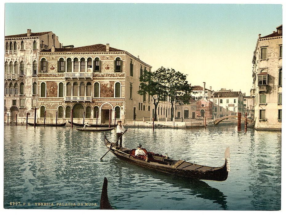 Колоризированные фотографии Венеции конца 19 века (34 фотографии), photo:33
