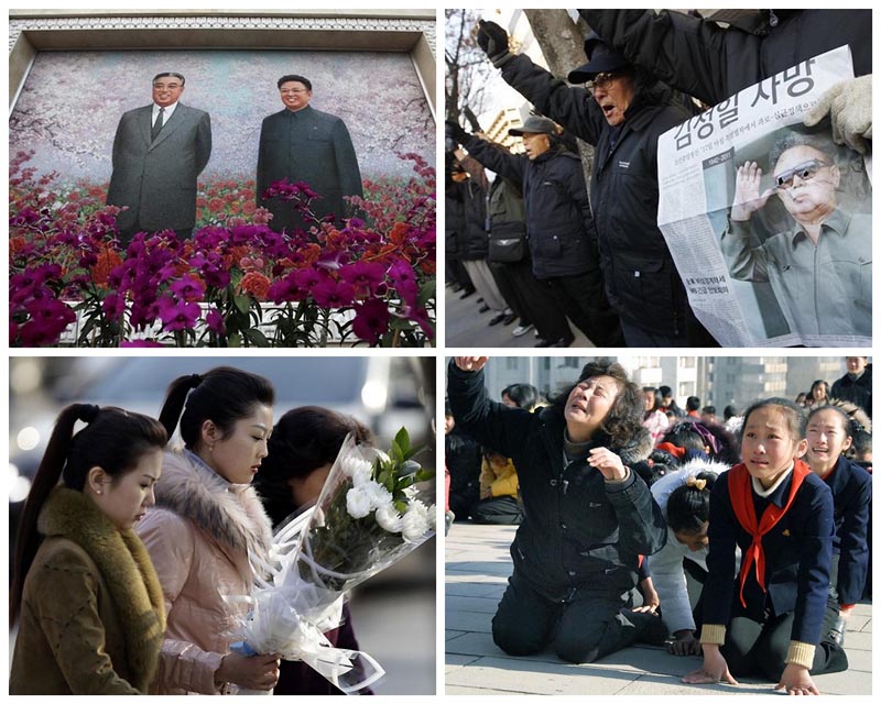 Умер лидер Северной Кореи Ким Чен Ир (21 фото)