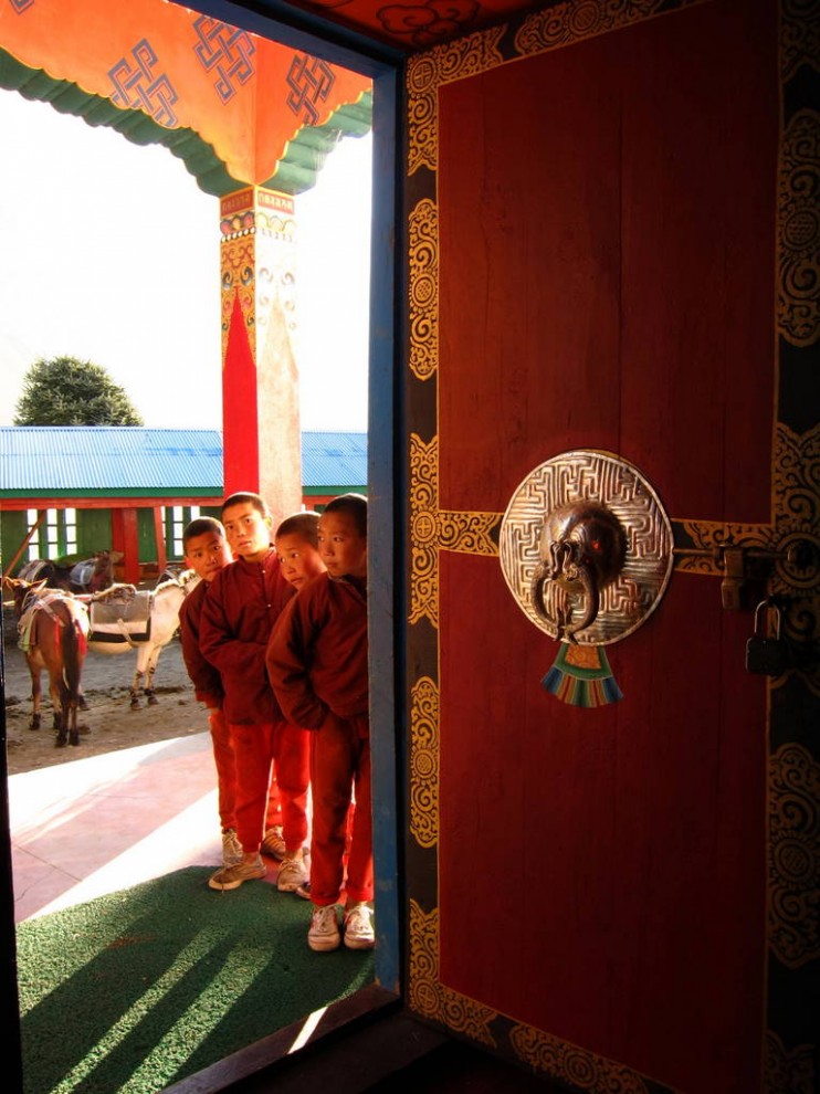   Ribum Monastery, Lho,  , .