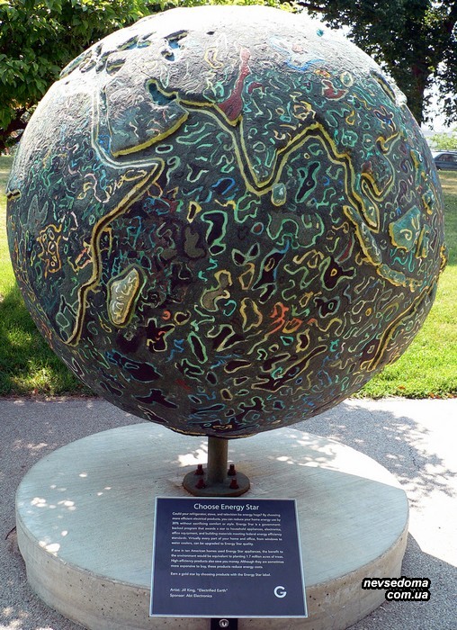 Чикагская выставка креативных и необычных глобусов. Клево! (77 фото)