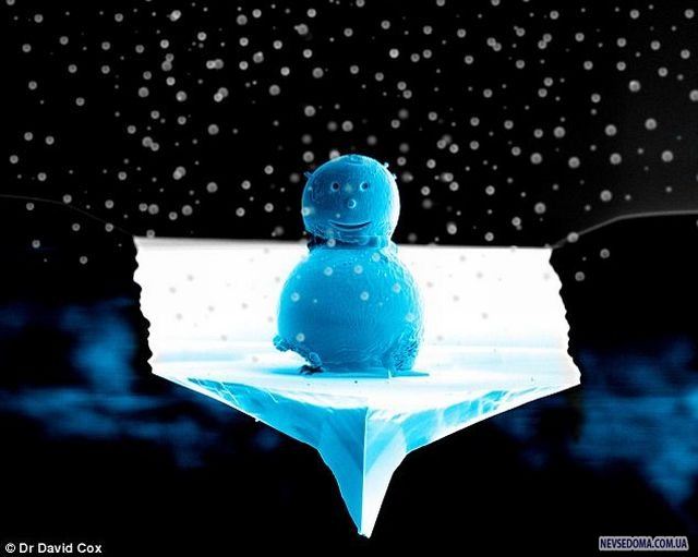 Самый маленький снеговик (2 фотографии), photo:1
