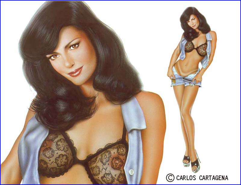 Девушки Карлоса Картанеги (42 фото)