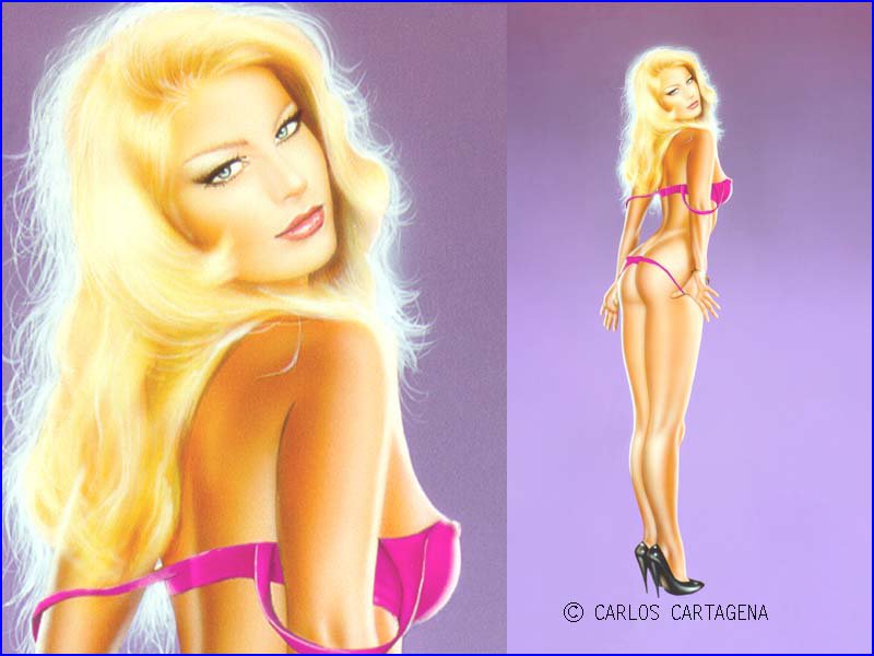 Девушки Карлоса Картанеги (42 фото)