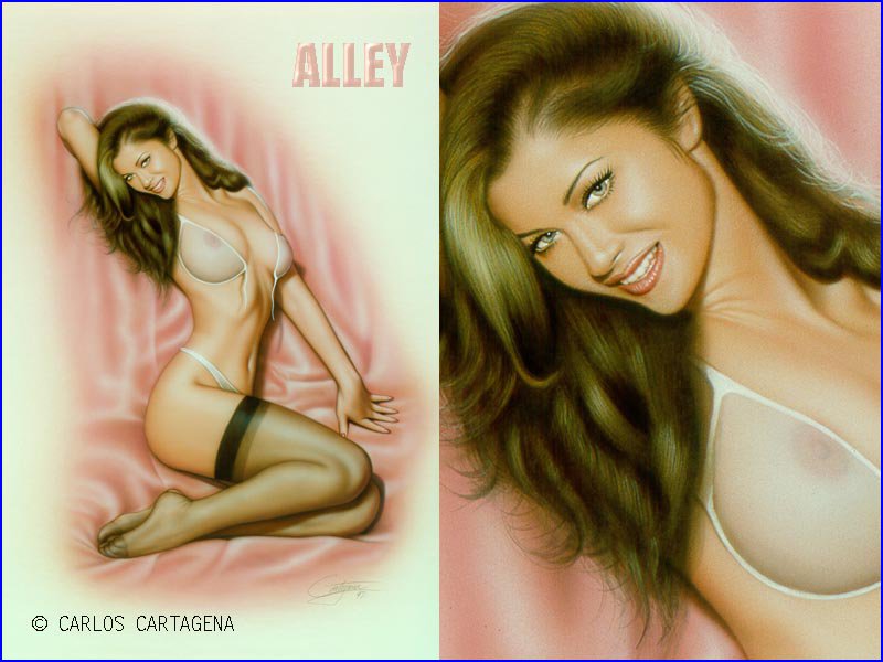 Девушки Карлоса Картанеги (42 фото)