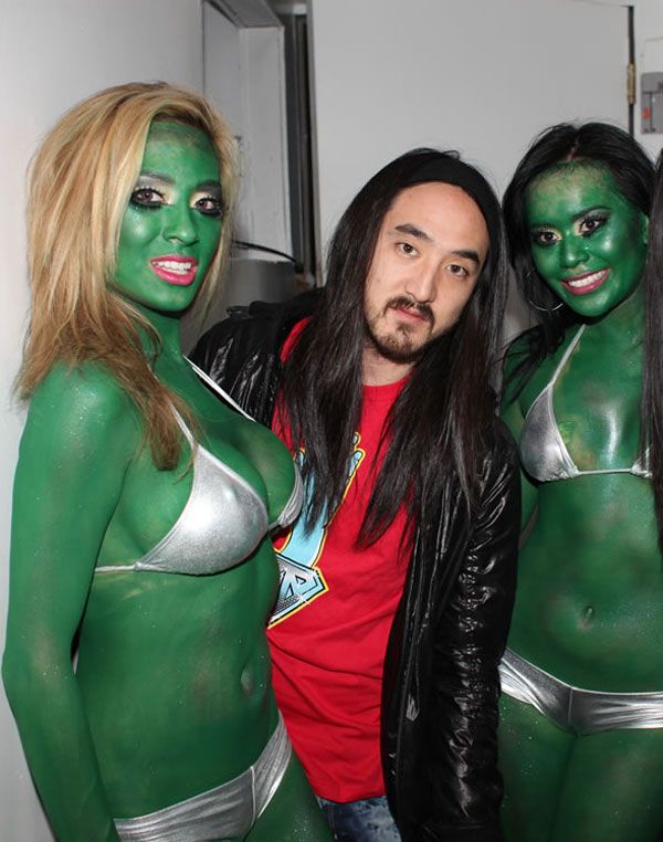 Зеленые девушки (7 Фото)