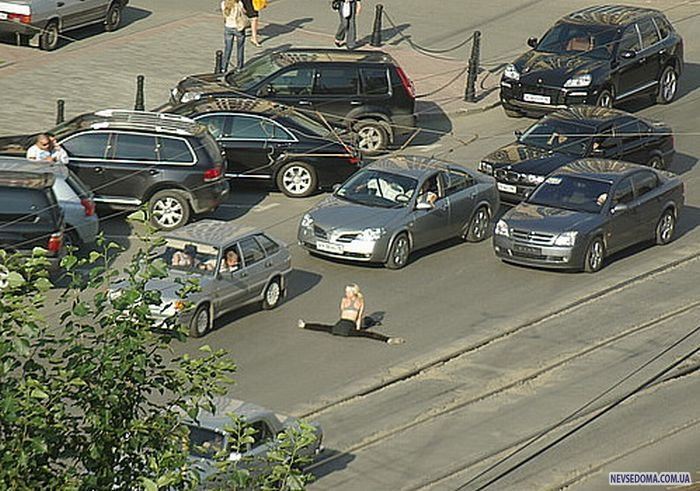 Отличное место для утренней зарядки (4 фото)